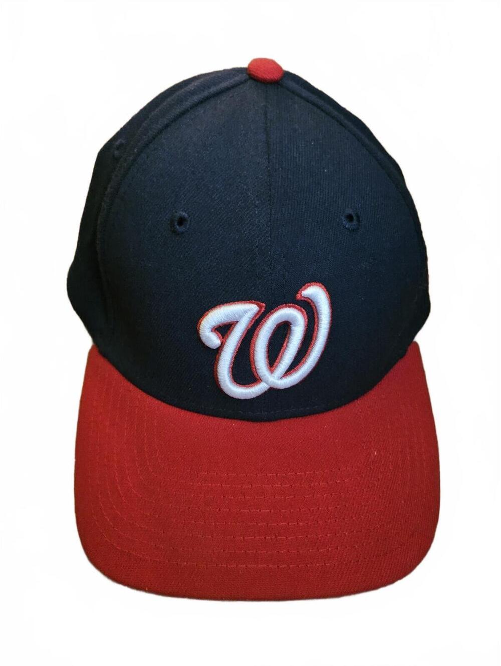Washington Nationals Hat Cap fitted S/M New Era MLB Baseball Mens EUC
